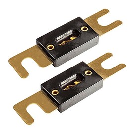 tomzz Audio 5800-020 ANL Fuse 80A Gold-Plated Contacts Pack of 2 for Car HiFi Car Power Amplifier Fuse Holder