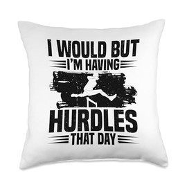 Hurdles Spikes Women Hurdles Shoes Track & Field Hurdling Throw Pillow
