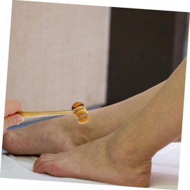 minkissy Durable Ox Horn Massage Roller Ergonomic Scraping Device for Body Facial Massage Improves Simple Operation Comfortable for All Skin