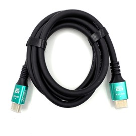 Unicorn Trade 10 Packs HDMI to HDMI 8K Ultra HD 1.5m/5ft Computer TV Gaming Console Data Cable 60Hz 6.0mm Wholesale Bulk Lot of HDMI Cables, Black