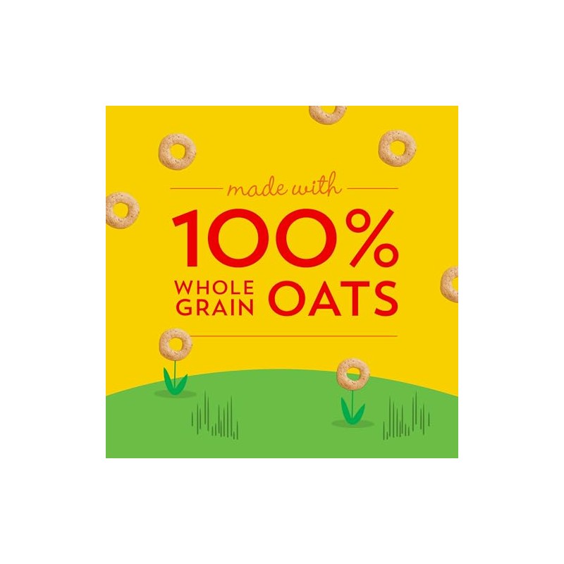 Cheerios Cereal Pouches, Whole Grain Oats, Gluten Free, 8 Pouches,