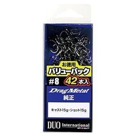 DUO Genuine Treble Hooks for DUO SW Value Pack #8 -