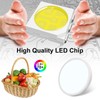 Taoellen 9W Ultra-Thin LED Ceiling Light, 3000K Warm White, φ120mm