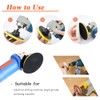Mesee 2-Pack 5 Inch/125mm Hook and Loop Backing Pad with