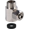ABHQP Metal T-Adapter 3/8" (9/16") with 8mm Hose Port for Bidet