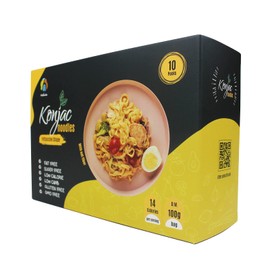 Hethstia Konjac Noodle Low-Carb Fettuccine Shirataki Noodles Keto Low Calorie Pasta Gluten Free, Vegan, Paleo-Friendly (Oat Flavor, 5.65 oz, 10-Pack)