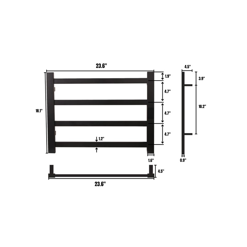 Topdattion Electric Towel Warmer | Super Thin | with Timer