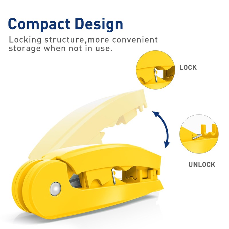 4-in-1 RJ45 Cable Stripper - Wire Stripper Tool Wire Straightener