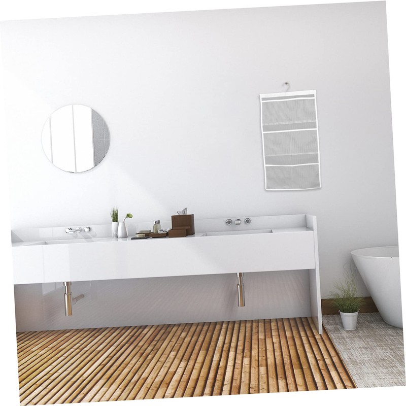 Alipis Pocket Bath Organizer Shower Floor Standing Bathroom Organizer Bag