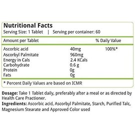 BETT BETT Nature's Velvet Vitamin C, 60 Tablets - I Plus 1 Free