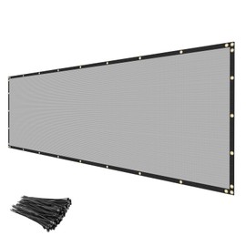 INFRANGE Privacy Fence Screen 6' x 50' Fencing Cover Heavy Duty Mesh Windscreen Cloth for Outdoor Garden Patio Backyard Chain Link Fence Gray