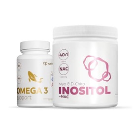 nutriADN - Kit SOP Balance - Myo  D-Chiro Inositol  NAC y Omega 3 Support - Suplemento Integral para Mujeres - Apoyo al Bienestar Femenino - 60 Dosis 
