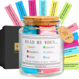 Bible Verse Jar, Prayer Jar, Birthday Gifts for Women Mom & Daughters, Religious, Bible Accessories, Valentine.