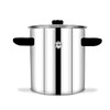Butterfly Fountina Milk Boiler 2L 1N - Silver Stainless Steel - 2000 ML - With Lid - Cool Touch Handles