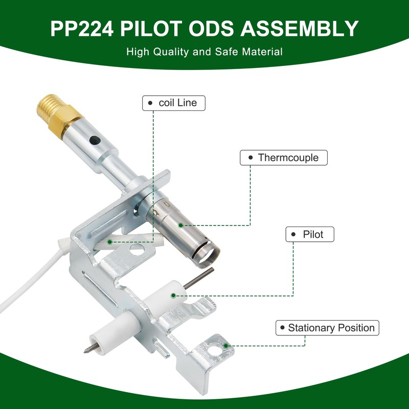 104286-01 ODS Pilot Assembly PP224 LPG8420 L98310-01 J3866 Gas Logs