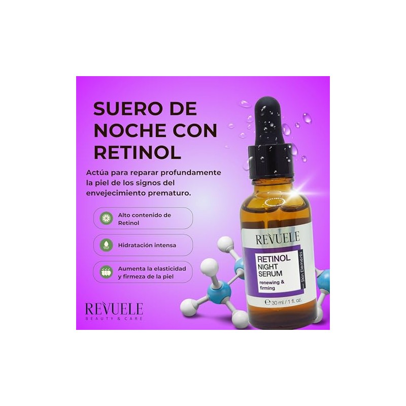 REVUELE SKIN ELEMENTS SUERO DE NOCHE RETINOL 30ML
