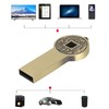 USB Flash Drive 16GB/32G/64G/128G Thumb Metal 2.0 Portable Waterproof Metal
