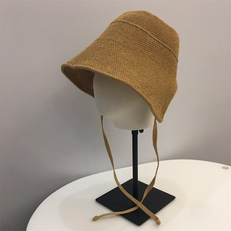 [maly] Straw Hat Hat Visor, Women's, Lightweight, Sunshade, Cool, Breathable,