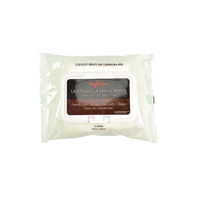 Leather Cleaning Wipes with Carnuaba Wax