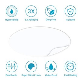 Lanbena Parches Anti Acne, Tratamiento Completo Día Y Noche, contiene 53 parches para absorber el acné, aplanando y calmando la piel.