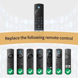 ORQRQO Control remoto de repuesto para todas las series Fire, TV Stick (HD, 4K, 4K Max, Lite), TV Cube y Omni, Insignia, Toshiba, Smart TV, con contro