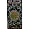 Celtic Curtain Yin Yang Tab Top Cotton Door Panel Copper