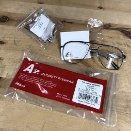 Hilco A2 SG300 Matte Gray Safety Eyewear Frame 56-18-140 New