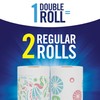 Sparkle Pick-A-Size Paper Towels, Spirited Print Design, 6 Double Rolls