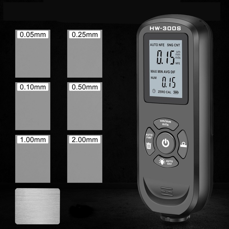 Paint Thickness Gauge Coating Depth Meter Tester Digital Display 3