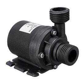 Bomba de Agua Sumergible con Motor sin escobillas, Ultra silenciosa, Mini DC, 12V, elevación, 5M, 800L / H