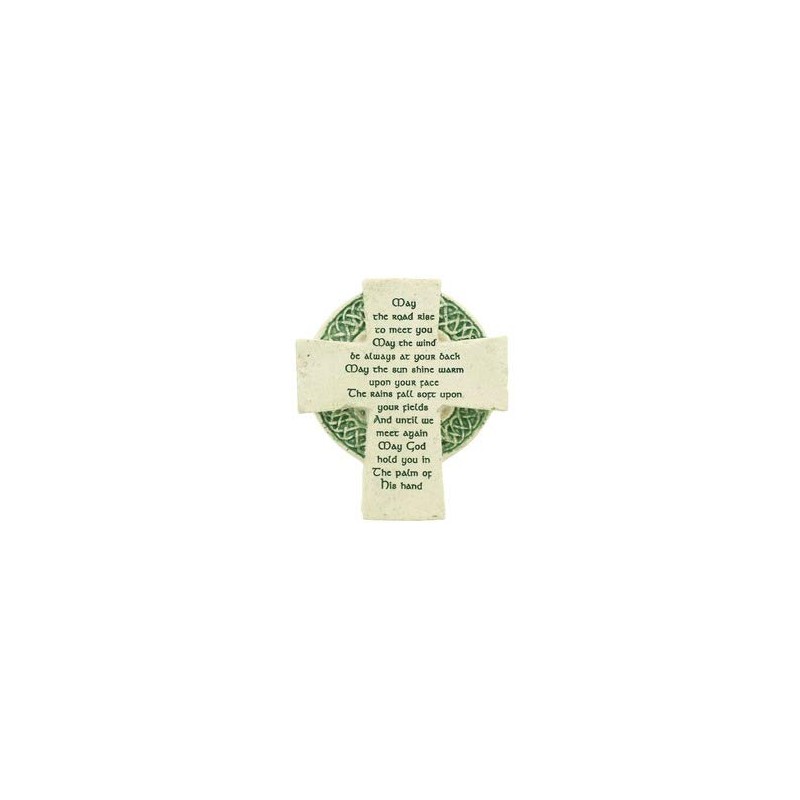 Roman Petite Standing Cross Celtic Irish Blessing