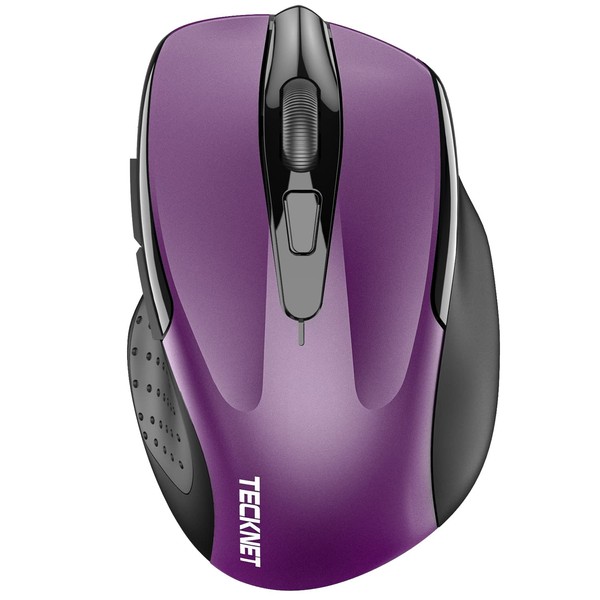 TECKNET Wireless Mouse (2.4G & BT5.0/3.0) Silent Mouse 4800 DPI