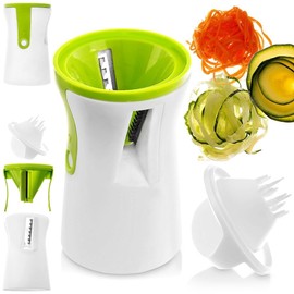 Vegetable Sharpener Spiral Grater Multifunctional Vegetable Peeler for Vegetable Spaghetti 3-in-1