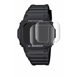BROTECT Pack of 2 Full Cover Screen Protectors for Casio G-Shock GW-M5610-1ER Full Screen Protector Film [3D Curved, Anti-Fingerprint, Crystal Clear]