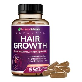Rainbow Nutrients Vitaminas Para El Crecimiento Del Cabello