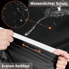 Cotop Waterproof Bicycle Cover 210T/210D Oxford Fabric Breathable Outdoor Bicycle Weather Protection Tarpaulin Protective Cover with Lock Eyelets Protection for Mountain Bike and Road Bike