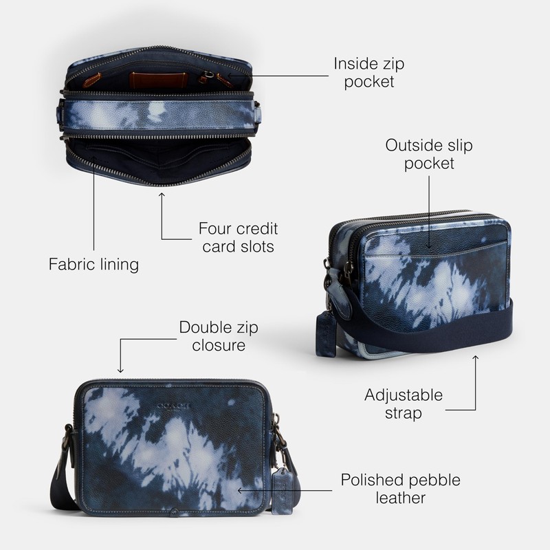 Coach Charter Crossbody 24, Midnight Navy Multi