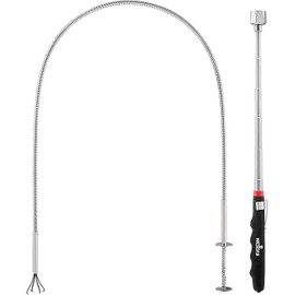 NoCry NoCry Pick-up Tool Set - Includes Flexible Claw Grabber Tool and Extendable Telescopic Magnetic Pickup Tool - Flexible Grabber Pickup Tool - Flexible Telescopic Grabber Tool & Telescopic Magnet Stick