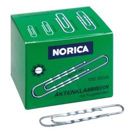 Alco-Albert ALCO-Albert 2262 - Briefklammern mit Kugelenden, geschwellt, 77 mm, 100 Stück