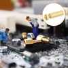 PATIKIL 15mm+6mm M3 Standoff Screws, 100 Pack Brass Hex PCB