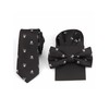 Men's Bowtie & 6cm Narrow Necktie & Pocket Squares 3