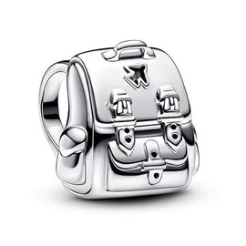 Doyafer 925 Sterling Silver Traveling Backpack String Charm Bracelet Women's Bead Charm Pendant Birthday Jewelry Gift