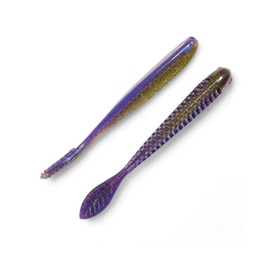 Trick Shotz 3.5 Inch Drop Shot Minnow 344Pk6 Meat Dog Fishing Lures Bass Jigging Bait Jig Lure Weedless Soft Plastic Swimbait Accessories Freshwater