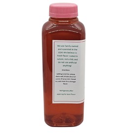 Sunshine Sno Dye Free Snow Cone Syrup, Strawberry, 16oz, Made with organic ingredients
