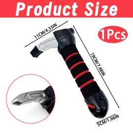 YSBCNK Car Handle Mobility Aid, Car Door Handle for Disabled, Assistance Handle for Car Multifunctional 3 in 1 Car Door Assist Handle,Car Emergency Escape Tool,Car Window Breaker (1 Pcs)