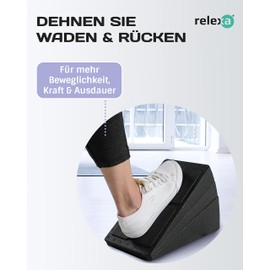 RELEXA Calf Stretcher Set of 3 | For Stretching and Training | For Relaxing Your Muscles | From Back Stretcher to Strength Training