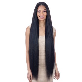 STRAIGHT 36" - Shake-N-Go Organique Mastermix Synthetic Bundle Weave (Color:BHHONEY)