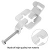 T-Post Gate Hinge Pins Heavy Duty, Adjustable Steel Hanger Eyes
