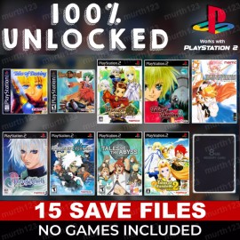 Unbranded Tales of Symphonia GameCube Memory Card 100% Completed