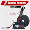 TYT 1600lb Boat Trailer Winch with 8M Red Strap, 2